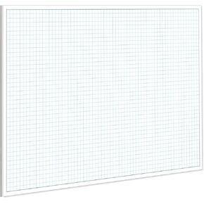 (3-Pack) Engineering Graph Paper Pads, 11x17 Quadrille 25 Sheets/50 Pages Grid Paper for Drafting, Engineering, Blueprint Drawing, 4x4 Blue Quad Rule, 100gsm White Paper