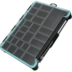 Evolution Fishing BallistiX Terminal Tackle Tray - Waterproof, Anti-Corrosion, One Hand Latch, Clear Lid, Lure Box, Tackle Storage