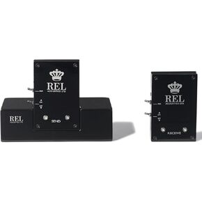 REL Acoustics Wireless Transmitter & Receiver – Zero-Compression SoundPath Adapter for Subwoofers, Home Theater, Multi-Room Systems – Easy Setup, Bluetooth & RCA Compatible Audio Kit