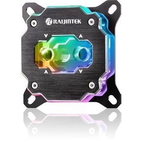 Raijintek Forkis Pro RBW ، كتلة مياه وحدة المعالجة المركزية مع ضوء ARGB LED ، المواد النحاسية الكاملة ، ذابت عن طريق صناعة السبائك. مع تكييف بنية الدعوى الصغيرة ثلاثية الأبعاد ، نحاس السبائك (0R40B00200)