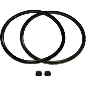 (2-Pack) 09936 Pressure Canner Sealing Ring & Overpressure Plug fits Presto 0126002 0136102 0136403 0136304 0136001 0216001 Pressure Cooker 4 6 Quart Cooker Pressure Canner Parts