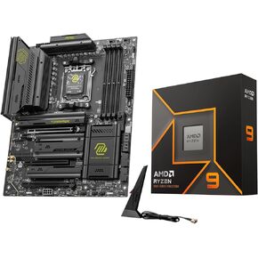Micro Center AMD Ryzen 9 9950X CPU Processor with MSI MAG X870E Tomahawk WiFi ATX Motherboard (DDR5, PCIe 5.0 x16, M.2 Gen5, Wi-Fi 7, 5G LAN)