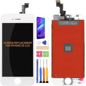 بالنسبة إلى جهاز iPhone 5S/SE 2016 ، استبدال شاشة iPhone SE A1662 LCD LCD APPLEST لـ iPhone 5STOUCH SCREENT ANDRELLESS A1723 A1724 A1453 A1457 A1518 A1528 A1530 A1533 (أبيض)