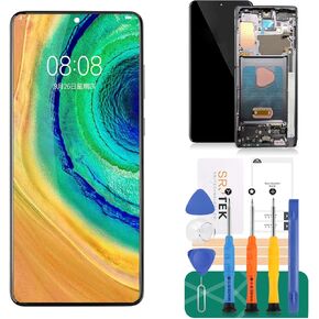 OLED for Samsung Note 20 Screen Replacement for Samsung Galaxy Note 20 5G/4G LCD Digitizer Repair for SM-N981U Screen Replacement Touch Display Assembly with Frame SM-N980F(with Fingerprint) (Black)