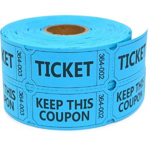 ESSENTIAL 500 Raffle Tickets Double Roll, Raffle Tickets Roll with Name and Phone Number, for Raffle, Events, Classroom, Entry, Class Reward & Door Prize (Green)