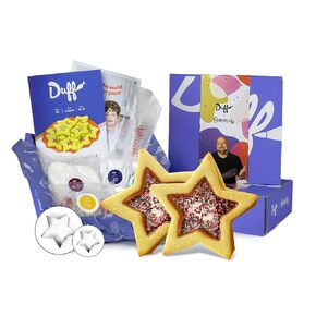 Baketivity X Duff Goldman Unicorn Cookies Kit - Kids Baking Kit - مجموعات الطهي للأطفال مع المكونات المسبقة ، ولوازم التزيين ، وأنشطة STEM - مجموعات الخبز للأطفال للفتيات ، والأولاد الذين تتراوح أعمارهم بين 6-12 عامًا