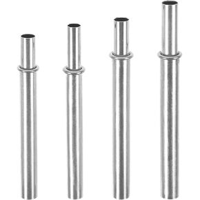 Milisten 4pcs الإكسسوارات القطب DIY أداة الصيد أداة القضيب أجزاء الصيد صيد قضبان قضيب إصلاح قضيب الصيد قضبان القطب المكسور غلاف