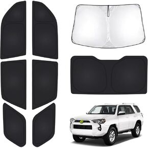 T TGBROS مخصص مناسب لنظام التشغيل Windows Sunshade Hyundai Elantra 2017-2020 الزجاج الأمامي والنافذة الخلفية والجانبية الكاملة مجموعة كاملة من مظلات السيارات الشاملة وكتل الأشعة فوق البنفسجية تحافظ على برودة سيارتك وقابلة للطي 6 قطع