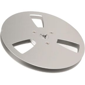 Silver 7 Inch Empty Reel Universal 3 Holes Aluminum Alloy Takeup Reel