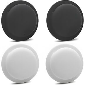 [4 Pack] Self-Adhesive Mount for Apple AirTag - Anti Lost, Anti-Scratch Sticker Holder for AirTags - Stick-On Case for Electronic Devices, Luggage, Drone - Silicone Protective Air Tag Accessory Cover