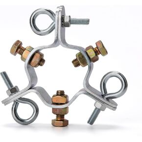 EZ 43-A HUSTERY 3-Way-Way Down Ring ، MATTE HOTENNA MAST ، 2-1/4 Inch