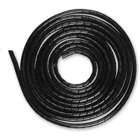 AGPTEK Spiral Cable Wrap 2-Pack (20ft & 13ft), Flexible Cable Protector Cord Management Organizer for Computer TV Office Desk Home, Tangle-Free Wire Cover Electrical Cable Tube