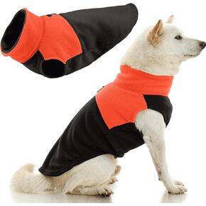 Gooby Fleece Vest Two Tone - Turquoise, Large - Soft Fleece Vest with Durable and Convenient Metal Leash Ring - Stylish Two Tone Dog Sweater - Dog Clothes for Small Dog and Medium Dog