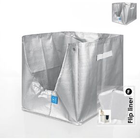 4 Pack Litter Box Liners F Compatible with Modkat Flip Litter Box Liner Type F, Reusable Liner Type-F with Carrying Handles