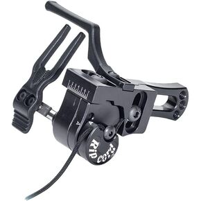 Ripcord Rest Max Black Drop-Away IMS Right Hand Lightweight Aluminum Arrow Rest