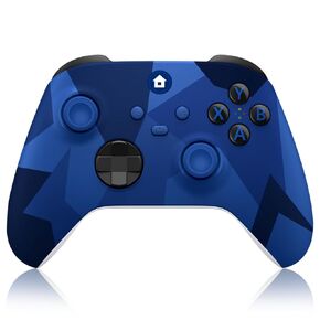 Xbox One Controller,Xbox Controller Wireless for Xbox One, Xbox Series X/S,Wireless Xbox Controller with 3.5mm Audio Jack,with 2.4GHz Wireless Adapter,Camo Blue