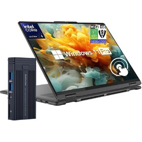 Lenovo Yoga 7i 2-in-1 Laptop, 14" 2K WUXGA Touchscreen Display, Intel Core Ultra 5 125U Processor, 16GB RAM 256GB SSD, Wi-Fi 6E, HDMI, Backlit Keyboard, Fingerprint Reader, Windows 11 Pro, Storm Grey