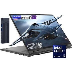 Lenovo Yoga 7i 2-in-1 Laptop, 16" 2K WUXGA Touchscreen Display, Intel Core Ultra 5 125U Processor, 16GB RAM 1TB SSD, Wi-Fi 6E, Backlit Keyboard, Fingerprint Reader, Windows 11 Pro, Storm Grey