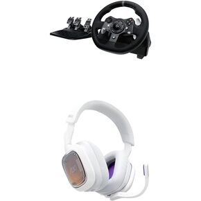 Logitech G Logitech G920 Driving Force Racing Wheel and Floor Pedals Astro A30 LIGHTSPEED Wireless Gaming Headset