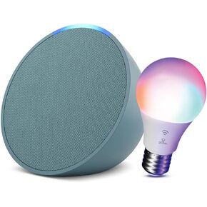 Echo Pop with Globe Electric Smart Color Bulb