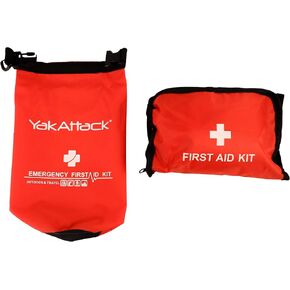 YakAttack Waterproof First Aid Kit for Boating & Kayaking with Dry Bag | Emergency Medical & Survival Essentials | Outdoors & Travel Gear | Water Proof First Aid Drybag | Compact & Lightweight