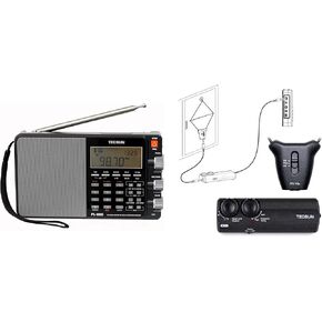 Tecsun PL880 Deluxe Bundle with External Active Loop AM/LW/SW Antenna