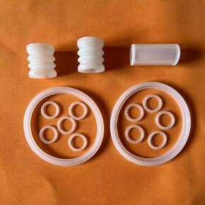 One Set Ice Cream Machine Rubber Ring Sealing Ring Tube for YIKAFU YKF COOCO Xu Zhong Ice Cream Maker Accessories(15 Pack)