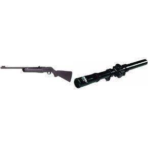Daisy Outdoor Products 901 Gun (Black, 37.5 inch) with 4x15 Rifle Scope Bundle