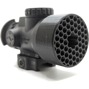 Open Center Killflash Hex Anti-Reflection Device Compatible with Trijicon MRO/MRO HD and MRO Patrol