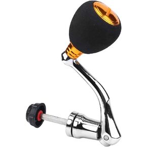 GOTOTOP Reel Handle, Aluminum Alloy Reel Replacement Power Handle Metal Rocker Arm Fishing Reel Handle Metal Rocker Grip(2000 3000 -Gold) Reel Handle