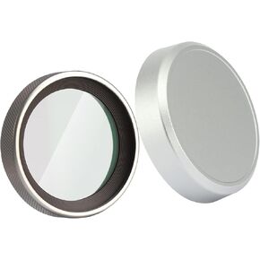Haoge MC UV Protection Multicoated Ultraviolet Lens Filter with Metal Lens Hood for Fujifilm Fuji X100V X100F Camera, with Metal Lens Cap