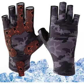 Fishing Gloves for Men & Women, UV Sun Protection Fishing Gloves, Sailing Kayak Gloves Paddling Rowing Gloves, Fly Fishing Accessories