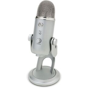 ميكروفون Yeti USB الأزرق ، الفضة (متجددة)