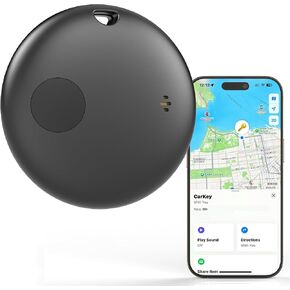Air Tag Smart Bluetooth Tracker with Apple Find My (iOS Only), GPS Tracker Tags, Key Finder and Item Locator for Keys, Bags, Luggage, IP67, 1 Pack