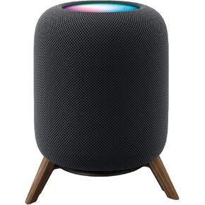 Real Wood Desktop Tripod Stand for HomePod 1 and Homepod 2, Sturdy Stable Wooden Holder with Metal Frame Protect Homepod Home pod 1st & 2nd Speaker for Better Sound (Only Stand)