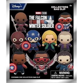 Marvel The Falcon and Winter Soldier 3D Foam Bag Clip in Blind Bag