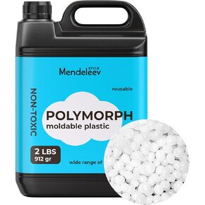 5.7 LBS Polymorph Moldable Plastic Beads Melting Pellets