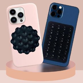 Silicone Suction Phone Holder – Ultra-Stable Dashboard & Desk Mount – 360-Degree Rotating Stand – Non-Slip Grip for Hands-Free Use – Perfect for Car, Home, and Office