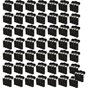 50 Pack AA/AAA / CR123A Black Battery Holder Storage Cases