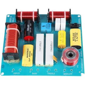 3 Way Speaker Audio Crossover Filters HiFi Frequency Dividers for DIY KTV Stage Speakers