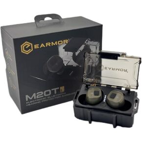 Electronic Shooting Ear Protection,NRR30dB Bluetooth5.4 Noise Reduction,Sound Amplification Noise Cancelling Hearing Protection Earbuds for Gun Range, Tactical,Hunting M20T Pro,Green
