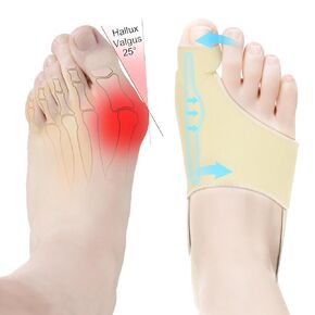 2Pcs Bunion Corrector for Women & Men Big Toe Straightener-Bunions Correction Women & Men-Bunion Splint-Bunions Pads for Bunion Relief-Hallux Valgus Pain Relief,Comfortable & Breathable for Day/Night