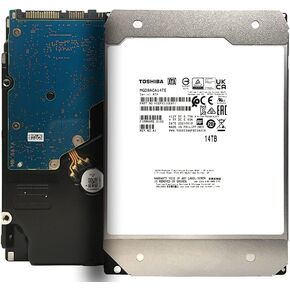 Toshiba MG Series Enterprise 14TB 256MB Cache 7200RPM SATA 6.0Gb/s 3.5" Internal Enterprise Hard Drive (MG08ACA14TE) (Renewed)