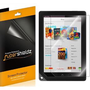 (3 Pack) Supershieldz Anti Glare and Anti Fingerprint (Matte) Screen Protector Designed for Barnes & Noble Nook HD+ 9 inch