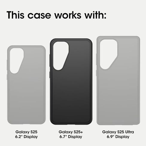 Defender Phone Case Compatible with Samsung Galaxy S25 with Clip,Holster with Kickstand, 7X Tested to Military Standard, Black in Saudi Arabia