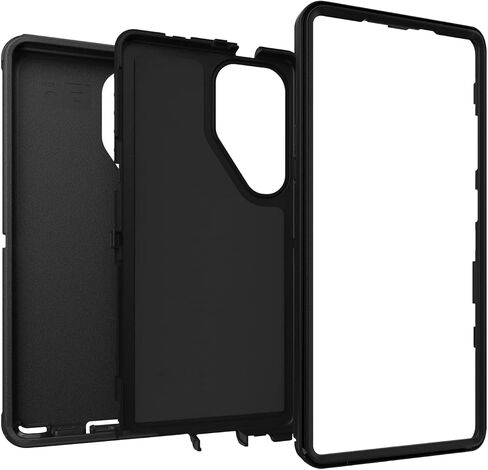 Defender Phone Case Compatible with Samsung Galaxy S25 with Clip,Holster with Kickstand, 7X Tested to Military Standard, Black in Saudi Arabia