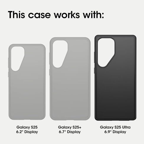 Defender Phone Case Compatible with Samsung Galaxy S25 with Clip,Holster with Kickstand, 7X Tested to Military Standard, Black in Saudi Arabia