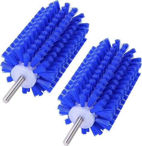 EBaokuup 2 Pcs Livestock Mini Roto Drill Brush Attachment-0.2 Inch Drill Shank Cattle Fur Brush-Cattle Scratcher Roto Brush for Goat Sheep Cattle Horse Pig Grooming in Saudi Arabia