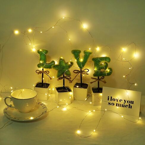 36 Pack Fairy Lights Battery ، 20 LED 6.6ft/2m Starry String Lights ، Waterproof Mini Silver Wire Lights for Mason Jar Diy ، Decord Christmas Decord (Multicolor) in Kuwait