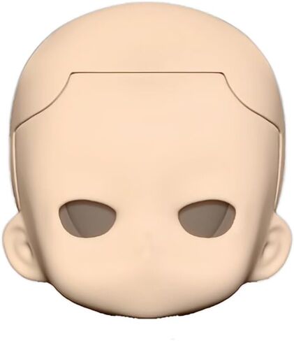 YMY New Head with Random Blank face Replacement Ball Jointed Doll Head Accessories for 1/12 Scale Doll Body (Super White) 30 in Saudi Arabia